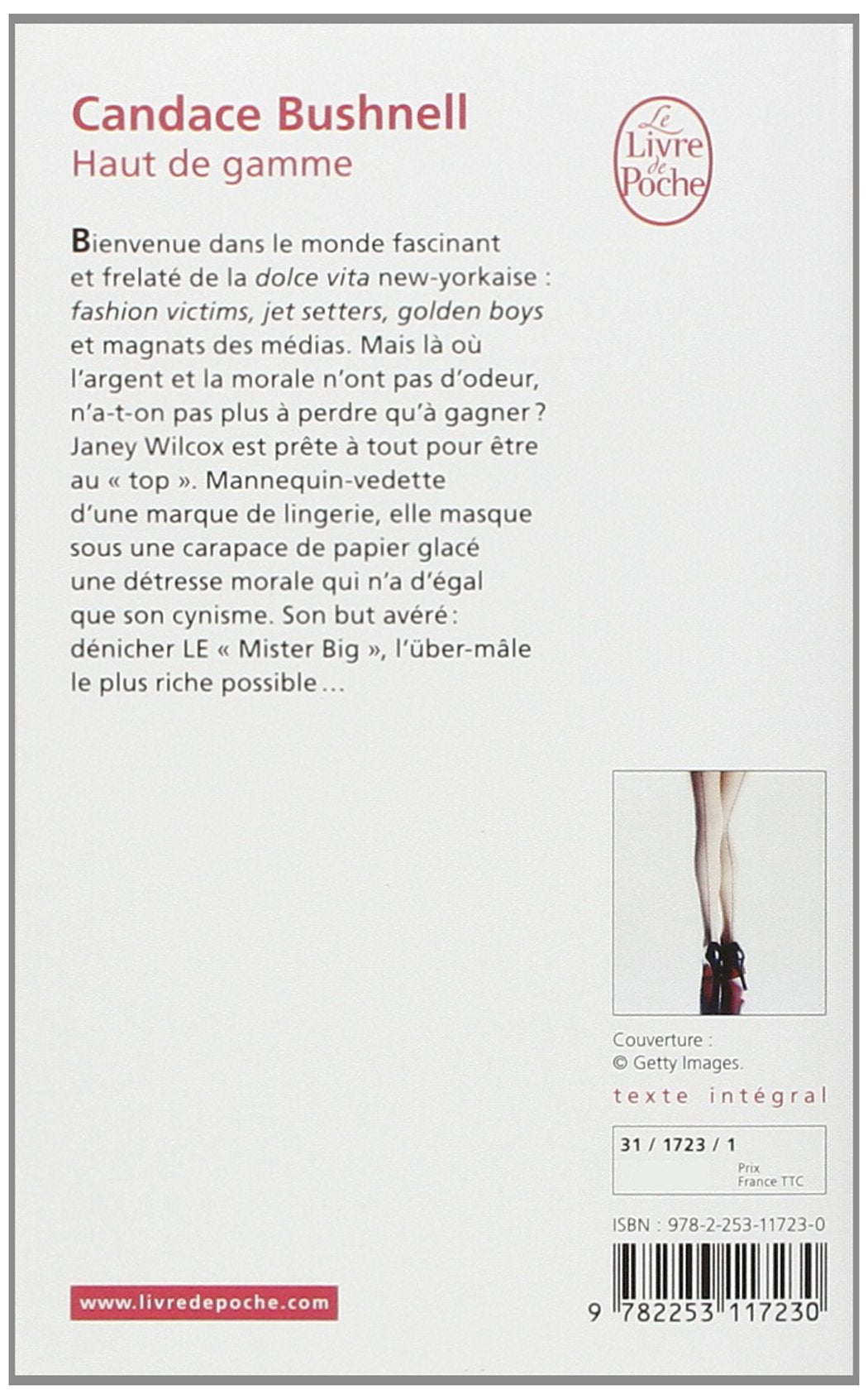 Livre Haut de gamme - Candace Bushnell (Livre d'occasion) - ISBN 2253117234