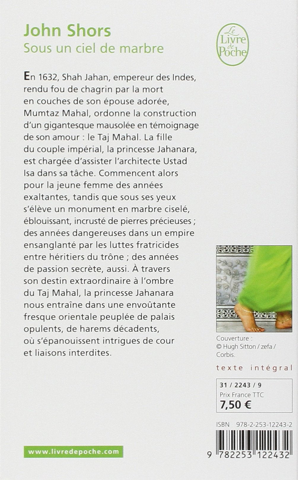 Livre Sous un ciel de marbre - John Shors (Livre d'occasion) - ISBN 2253122432