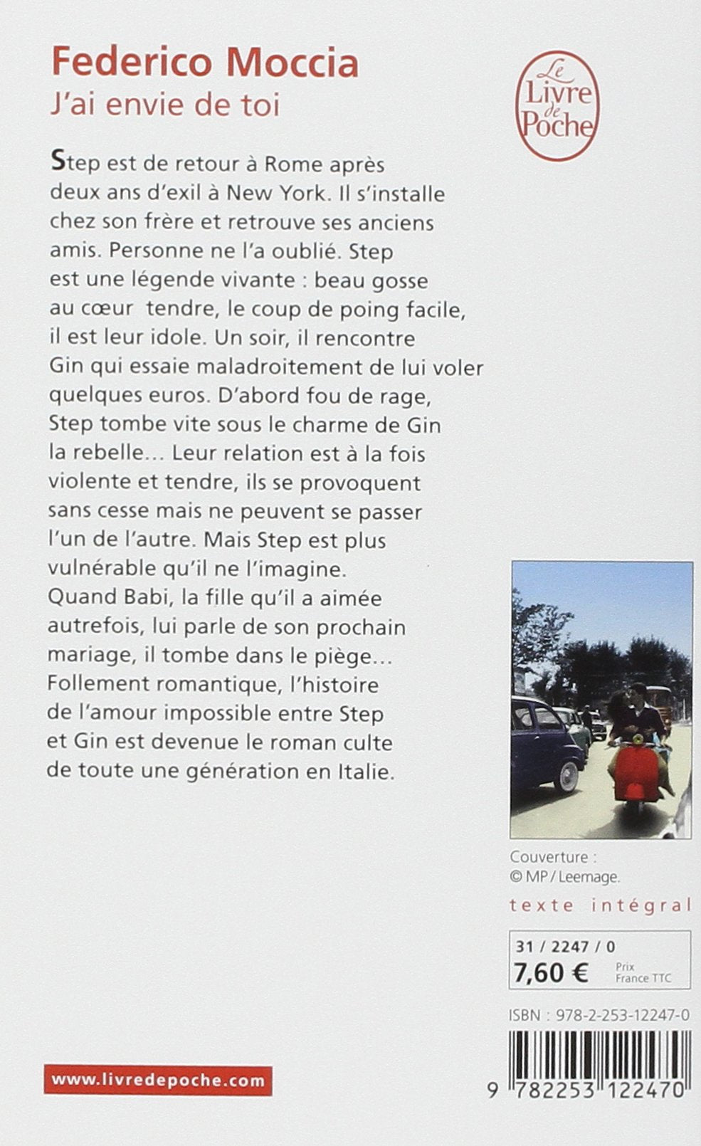 Livre J'ai envie de toi - Federico Moccia (Livre d'occasion) - ISBN 2253122475