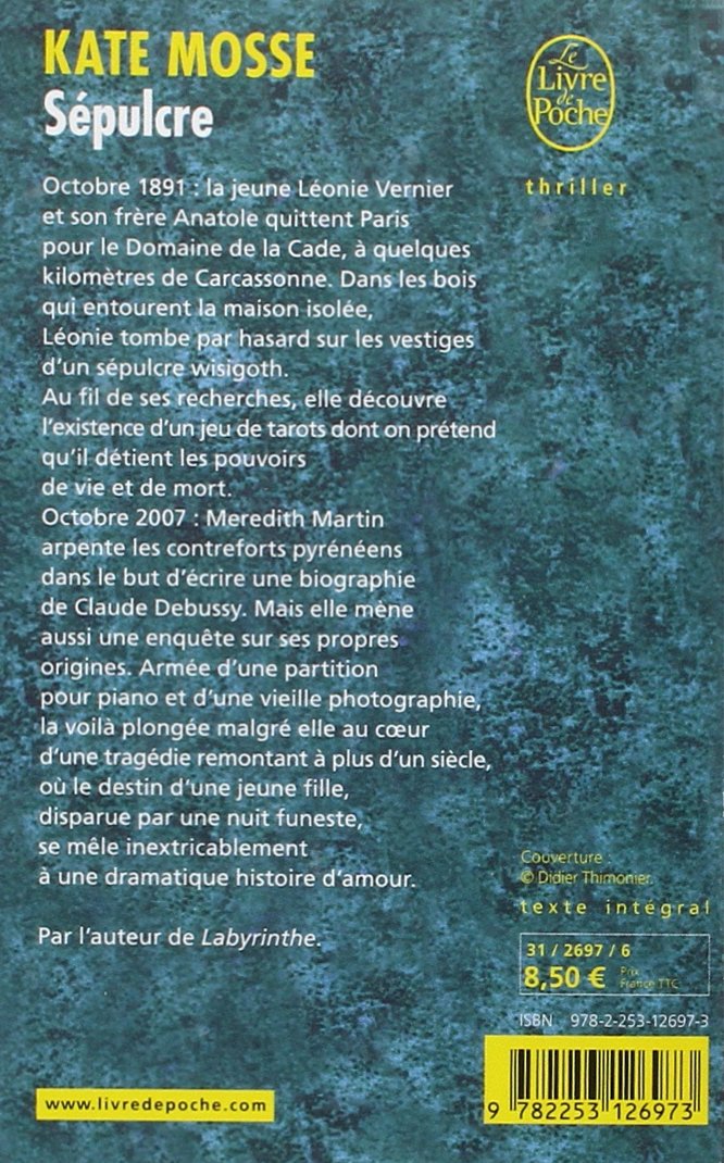 Livre Sépulcre - Kate Mosse (Livre d'occasion) - ISBN 2253126977