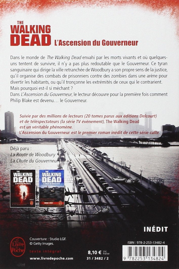 Livre L'ascension du gouverneur - Robert Kirkman (Livre d'occasion) - ISBN 2253134821