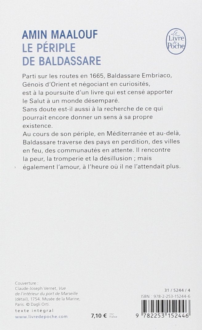 Livre Le périple de Baldassare - Amin Maalouf (Livre d'occasion) - ISBN 2253152447