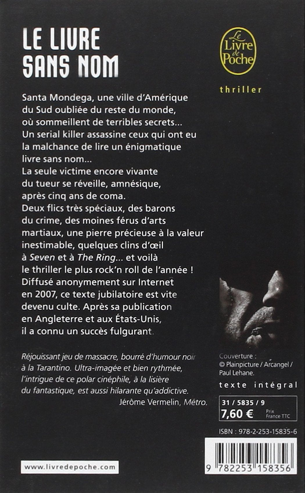 Livre Le livre sans nom - Anonyme (Livre d'occasion) - ISBN 2253158356