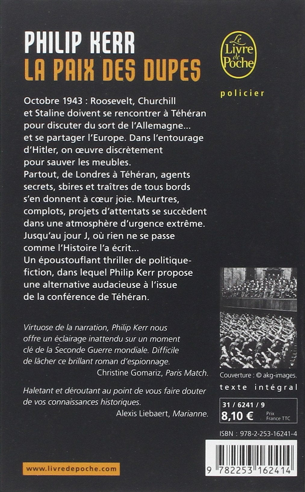 Livre La paix des dupes - Philip Kerr (Livre d'occasion) - ISBN 2253162418