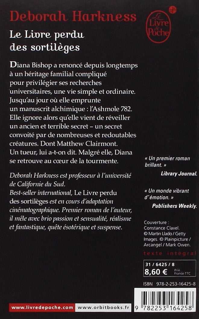 Livre Le livre perdu des sortilèges - Deborah Harkness (Livre d'occasion) - ISBN 2253164259