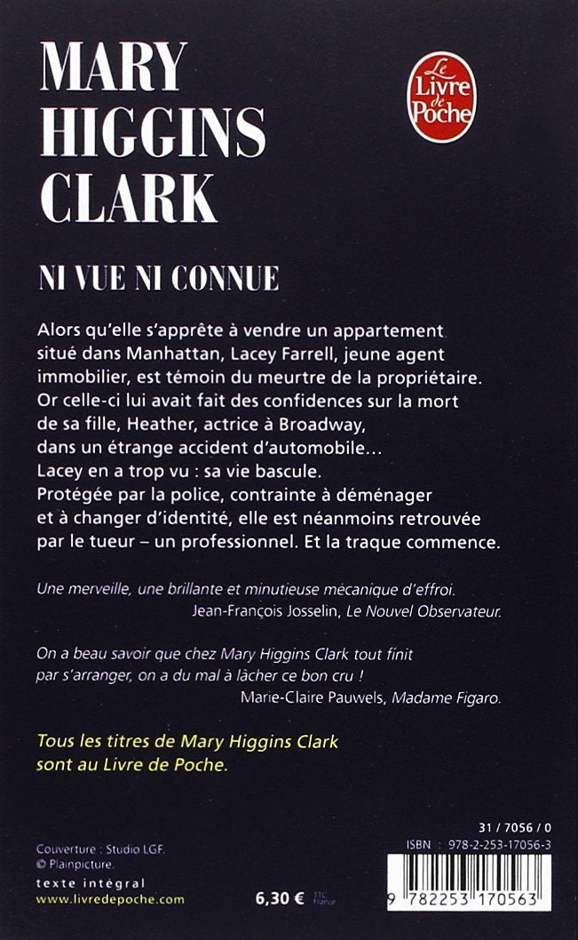 Ni vue ni connue (Mary Higgins Clark)