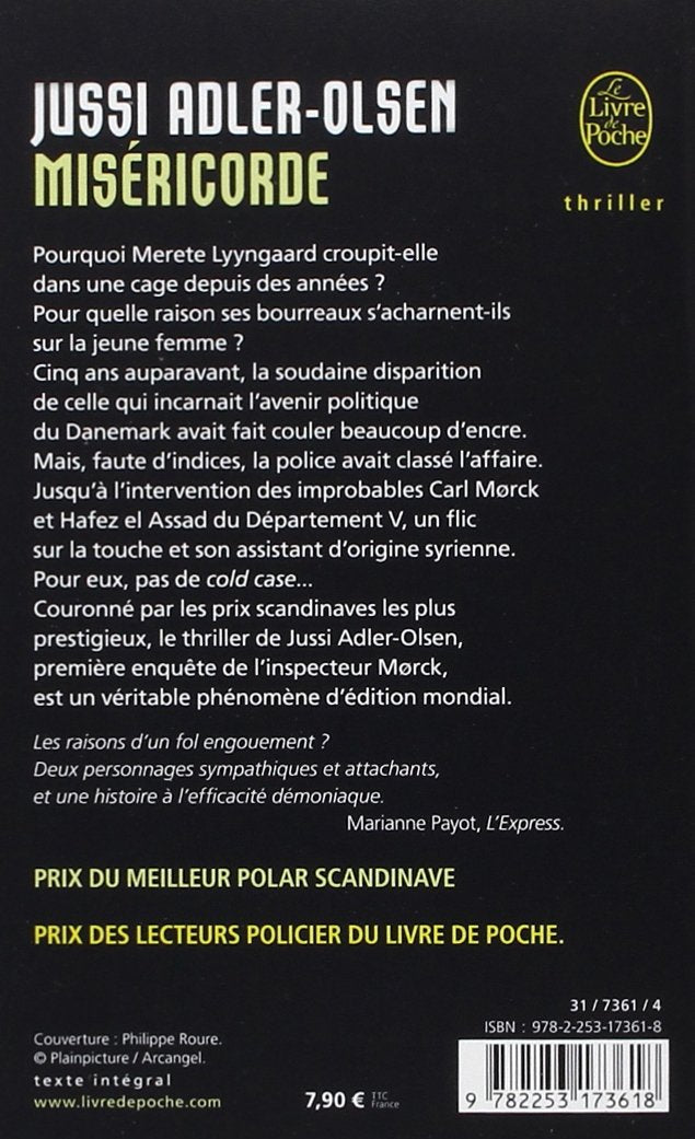 Livre Miséricorde - Jussi Adler Olsen (Livre d'occasion) - ISBN 2253173614