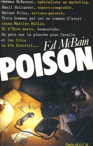 Livre Poison - Ed McBain (Livre d'occasion) - ISBN 2258021057