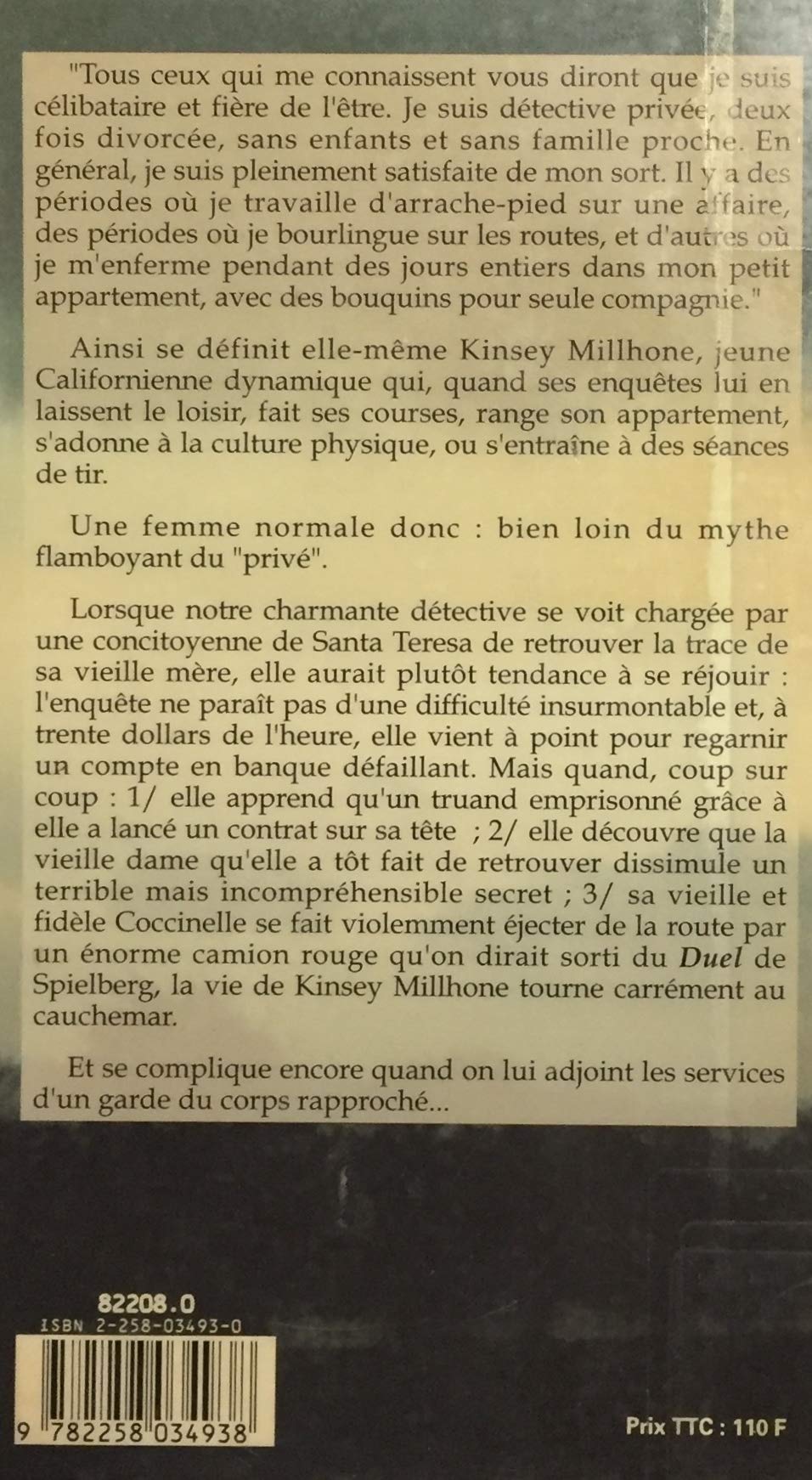 Livre Le contrat Kinsey - Sue Grafton (Livre d'occasion) - ISBN 2258034930