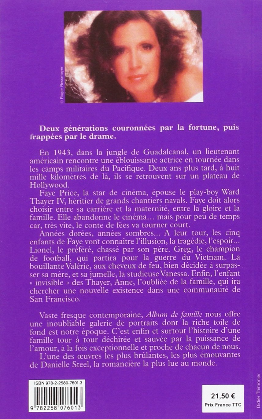 Livre Album de famille - Danielle Steel (Livre d'occasion) - ISBN 2258076013