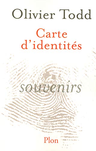 Livre Carte d'identités : Souvenirs - Olivier Todd (Livre d'occasion) - ISBN 2259196691