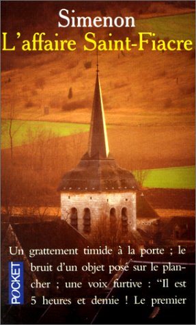 Livre L'affaire Saint-Fiacre - Georges Simenon (Livre d'occasion) - ISBN 2266026526