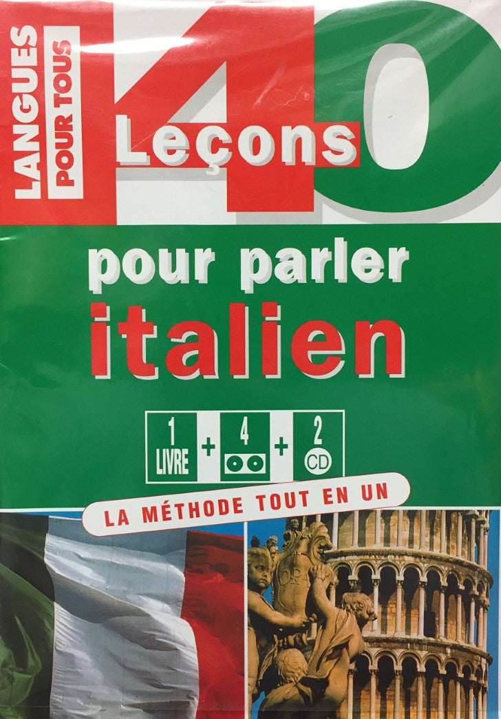 Livre 40 leçons pour parler italien : la méthode tout en un - Collectif (Livre d'occasion) - ISBN...