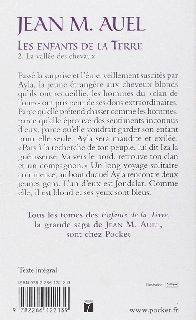 Livre Les enfants de la terre # 2 : La vallée des cheveaux (Jean M. Auel) (Livre d'occasion) -...