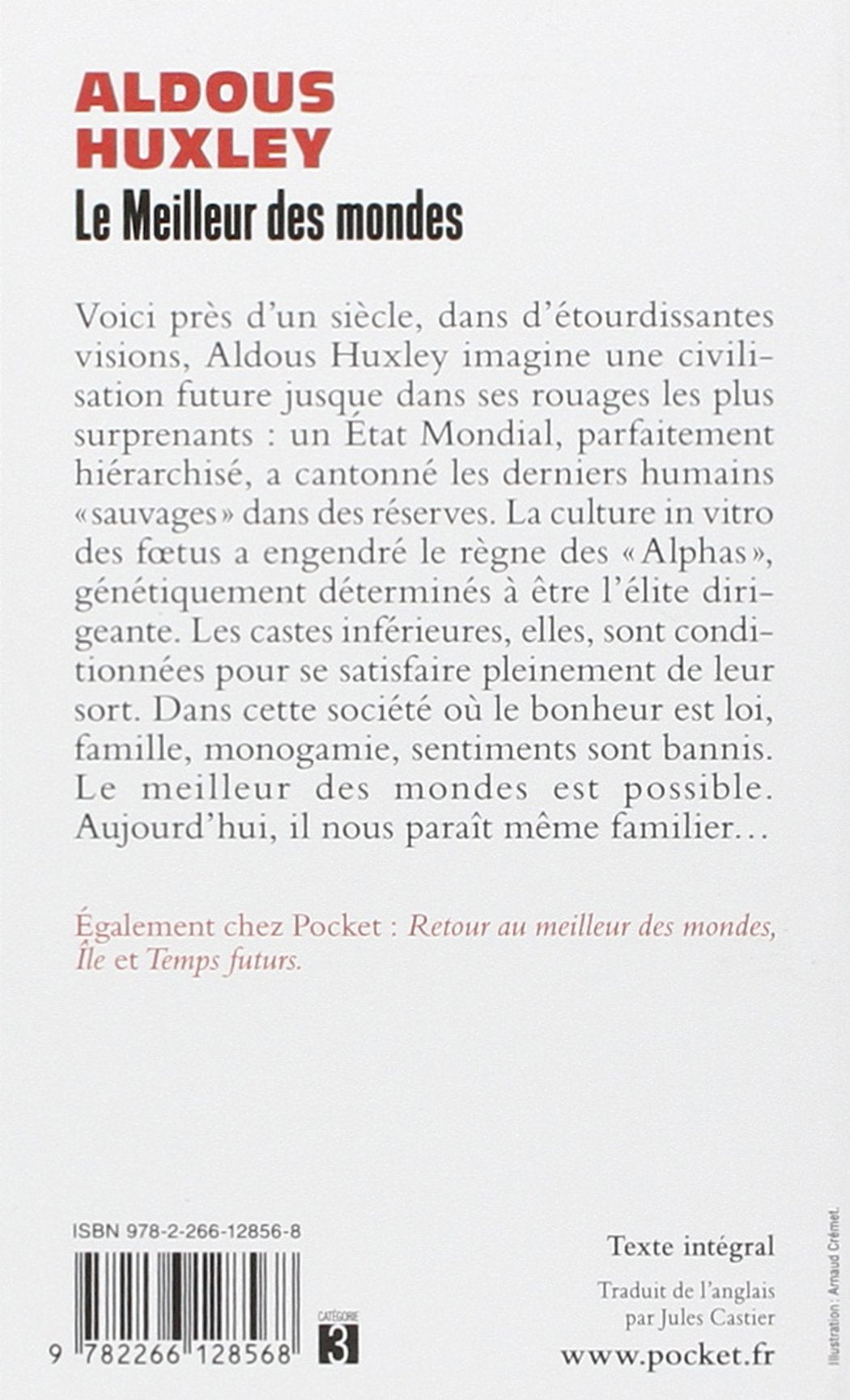Livre Le meilleur des mondes - Aldous Huxley (Livre d'occasion) - ISBN 2266128566