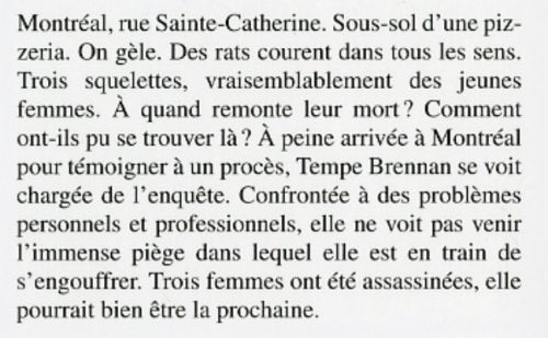 Livre Meurtres à la carte (Kathy Reichs) (Livre neuf) - ISBN 2266176420