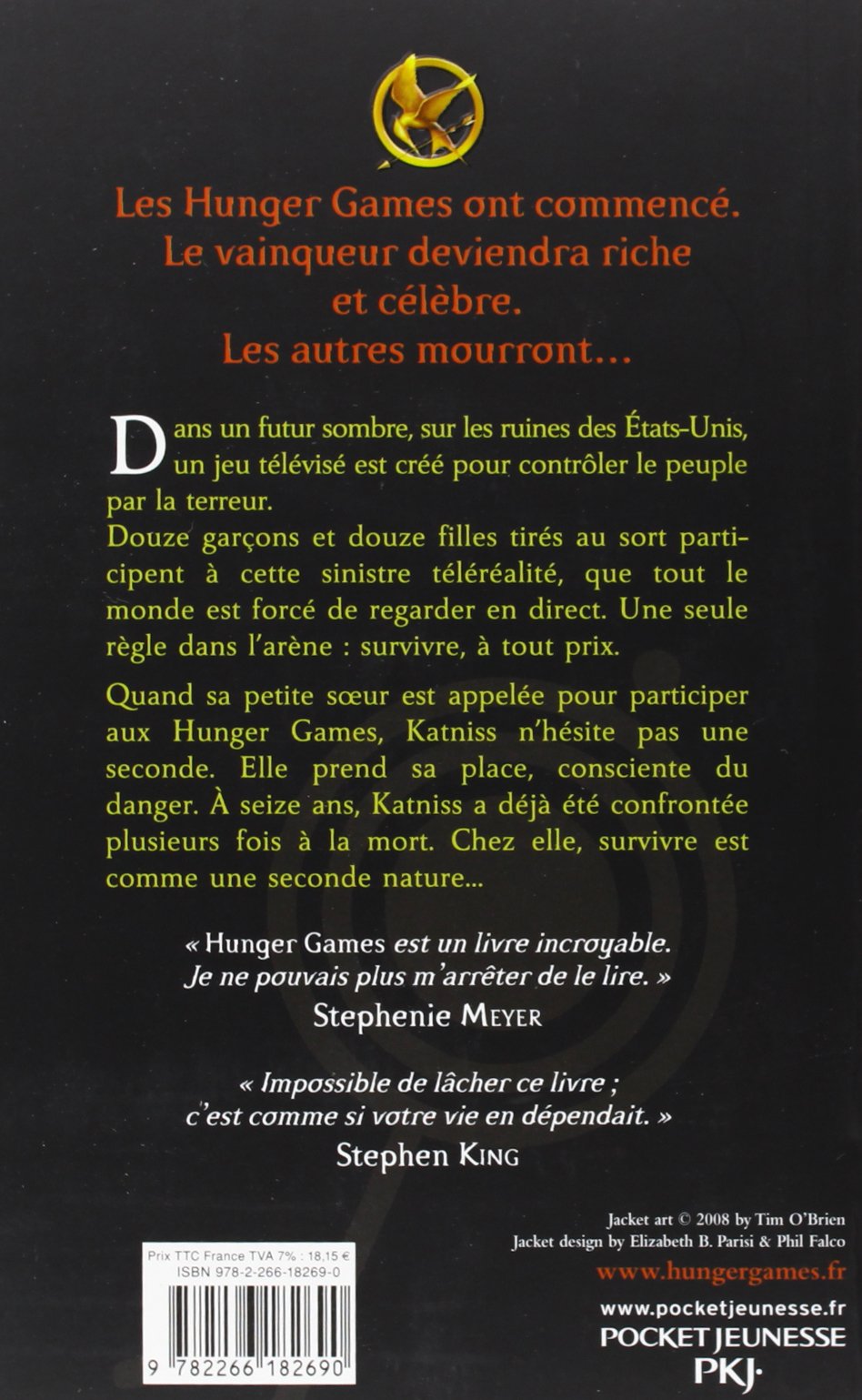 Livre Hunger Games (FR) # 1 : Hunger Games (Suzanne Collins) (Livre d'occasion) - ISBN 2266182692