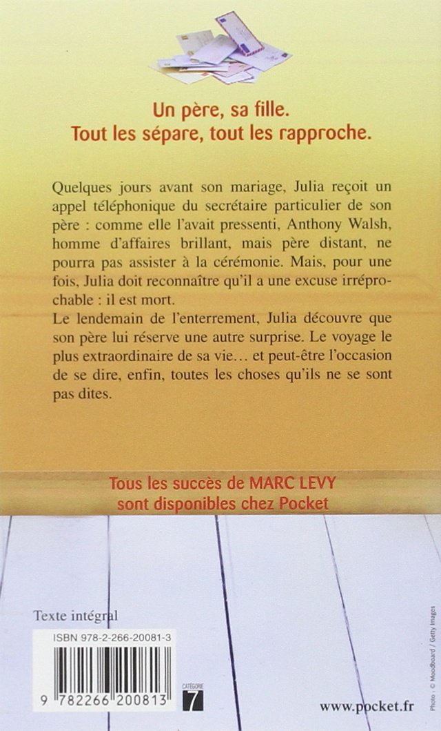 Toutes ces choses qu'on ne s'est pas dites (Marc Levy)