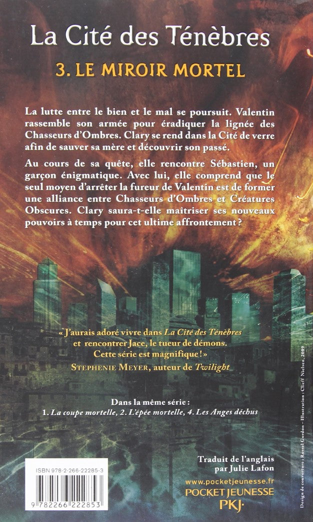 Livre Le miroir mortel - Cassandra Clare (Livre d'occasion) - ISBN 2266222856