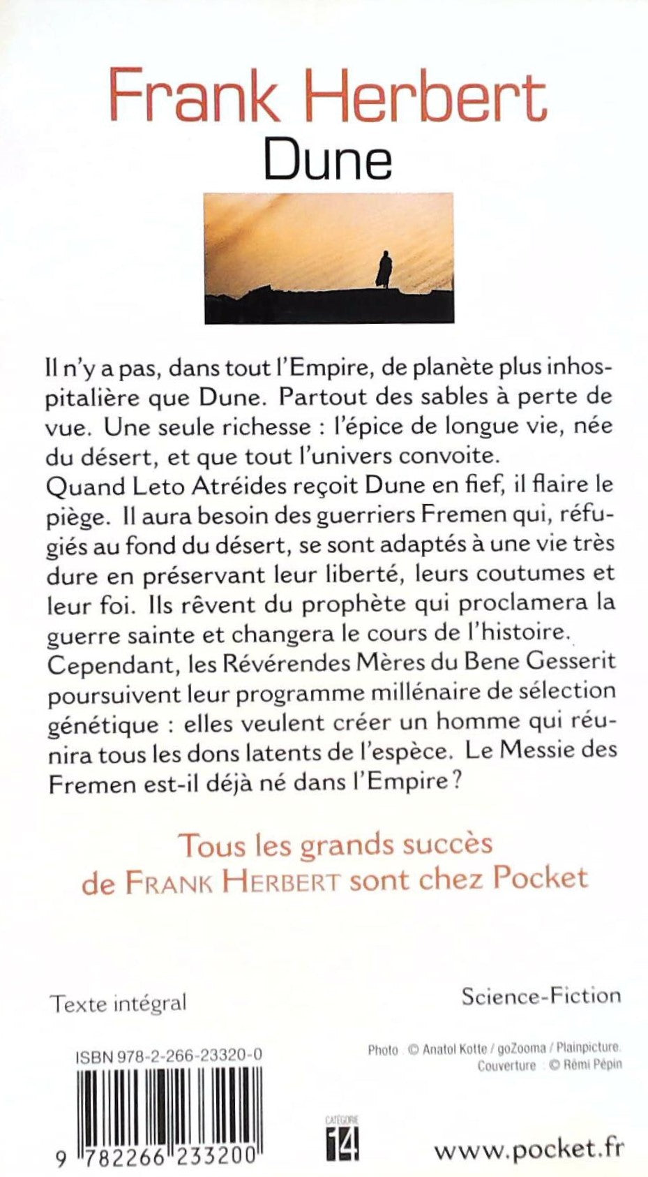 Livre Dune - Frank Herbert (Livre d'occasion) - ISBN 2266233203