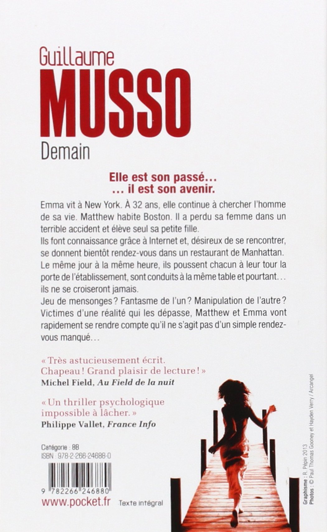 Livre Demain (Guillaume Musso) (Livre d'occasion) - ISBN 2266246887