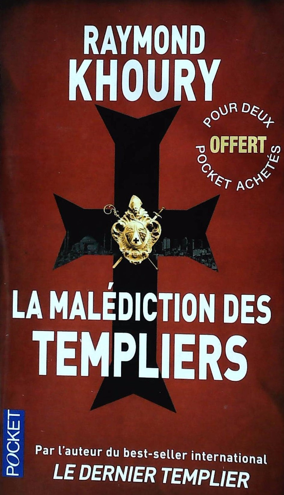 Livre La malédiction des templiers - Raymond Khoury (Livre d'occasion) - ISBN 2266260723