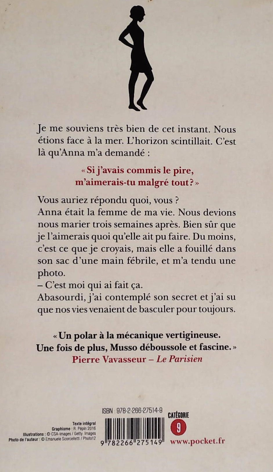 Livre La fille de Brooklyn (Guillaume Musso) (Livre d'occasion) - ISBN 2266275143