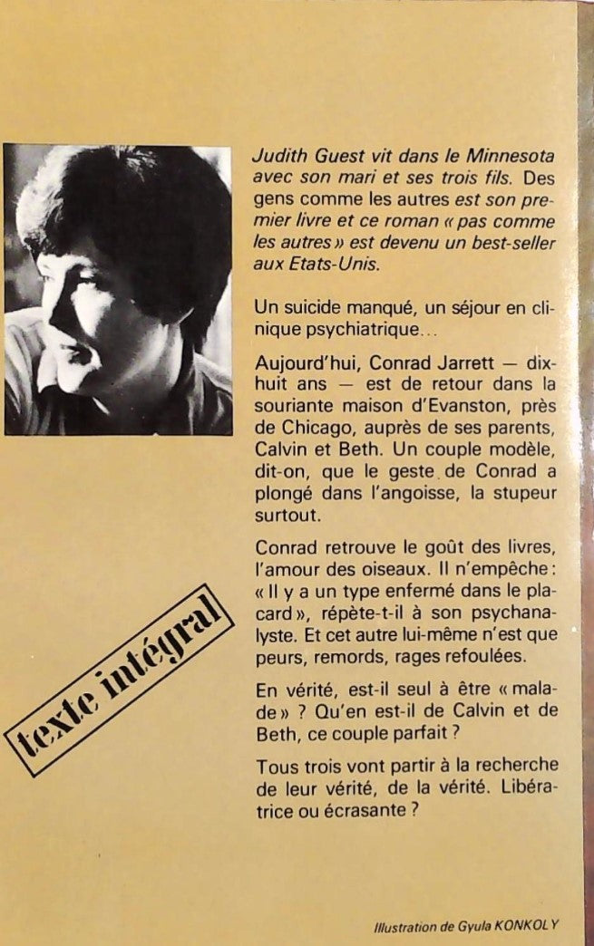 Livre Des gens comme les autres - Judith Guest (Livre d'occasion) - ISBN 2277119091