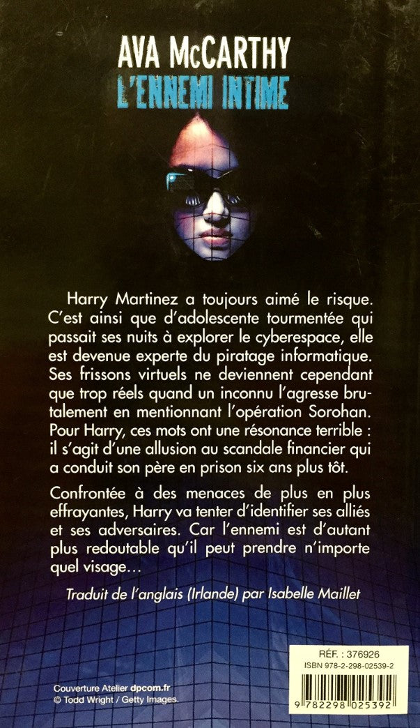 Livre L'ennemi intime - Ava Mc Carthy (Livre d'occasion) - ISBN 2298025398
