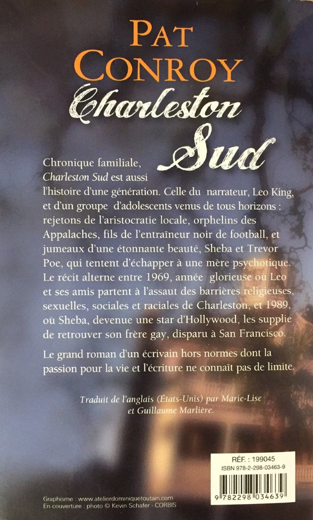 Livre Charleston Sud (Pat Conroy) (Livre d'occasion) - ISBN 229803463X