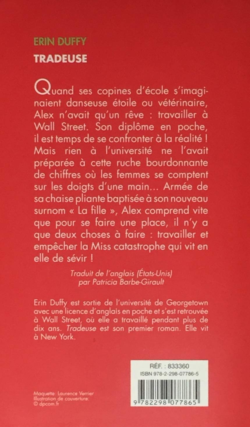 Livre Tradeuse : Les aventures d'une fille à Wall Street - Erin Duffy (Livre d'occasion) - ISBN 2...