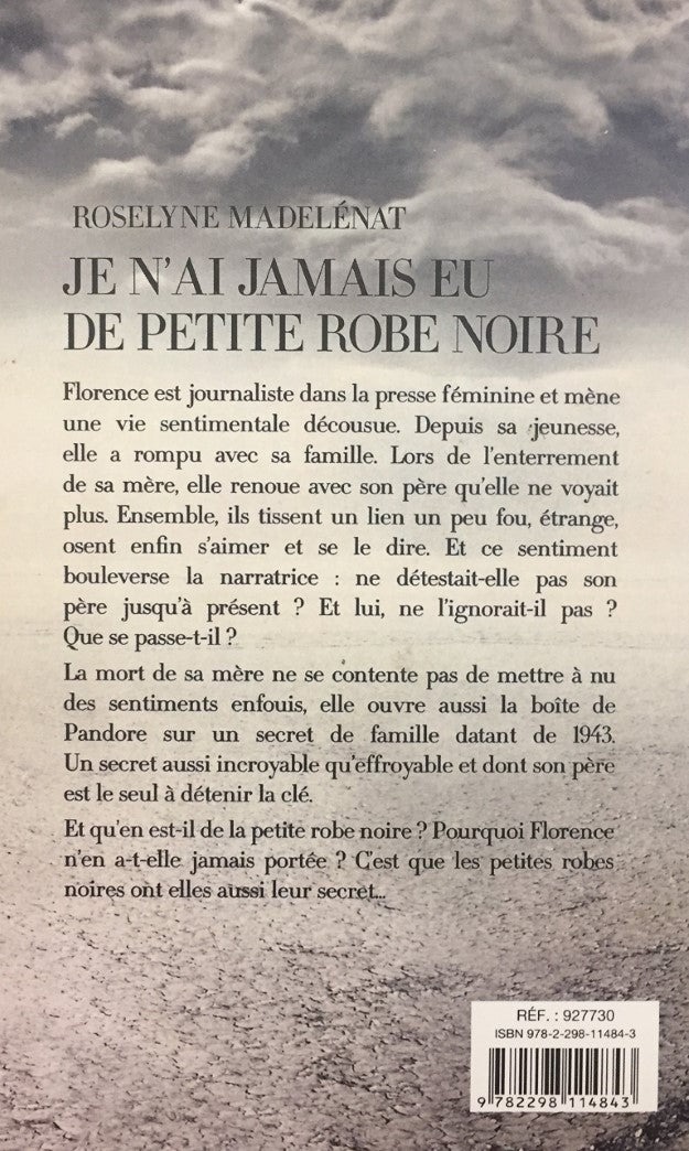 Livre Je n'ai jamais eu de robe noire - Roselyne Madelénat (Livre d'occasion) - ISBN 2298114846