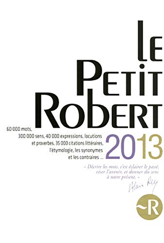Livre Le petit Robert 2013 - Colelctif (Livre d'occasion) - ISBN 2321000422