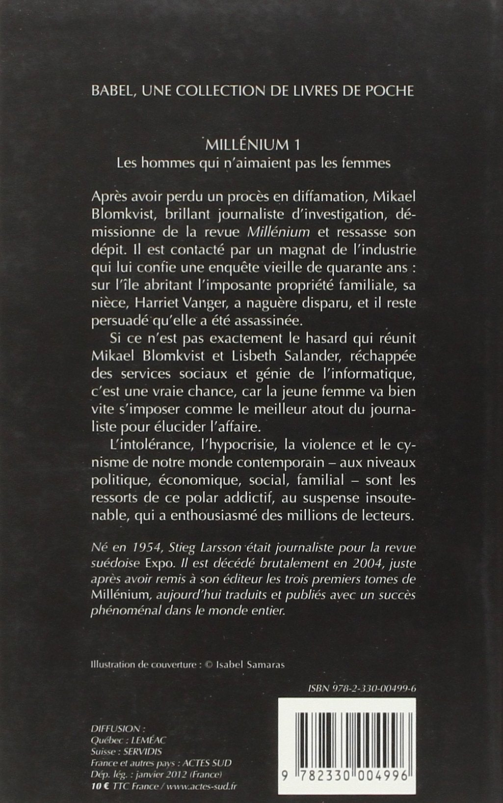 Livre Millénium # 1 : Les hommes qui n'aimaient pas les femmes (Steig Larsson) (Livre...