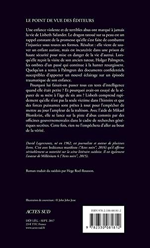 Livre La fille qui rendait coup pour coup - David Lagercrantz (Livre d'occasion) - ISBN 2330081812