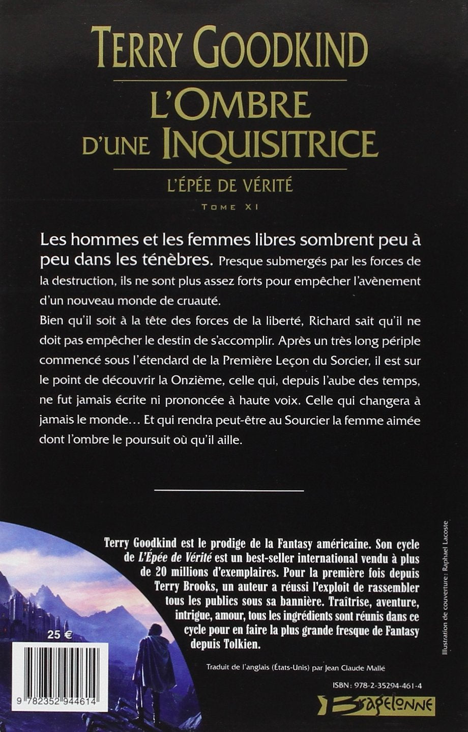 Livre L'épée de vérité # 11 : L'ombre d'une inquisitrice (Terry Goodkind) (Livre neuf) - ISBN...
