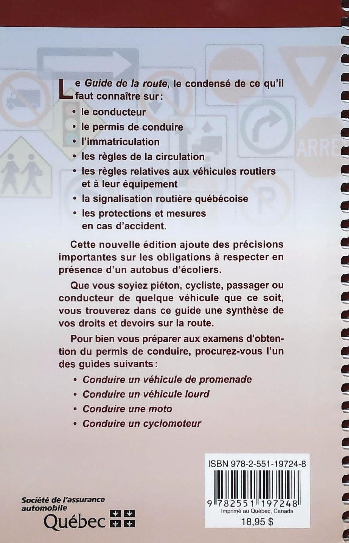 Livre Guide de la route - Collectif (Livre d'occasion) - ISBN 2551197244