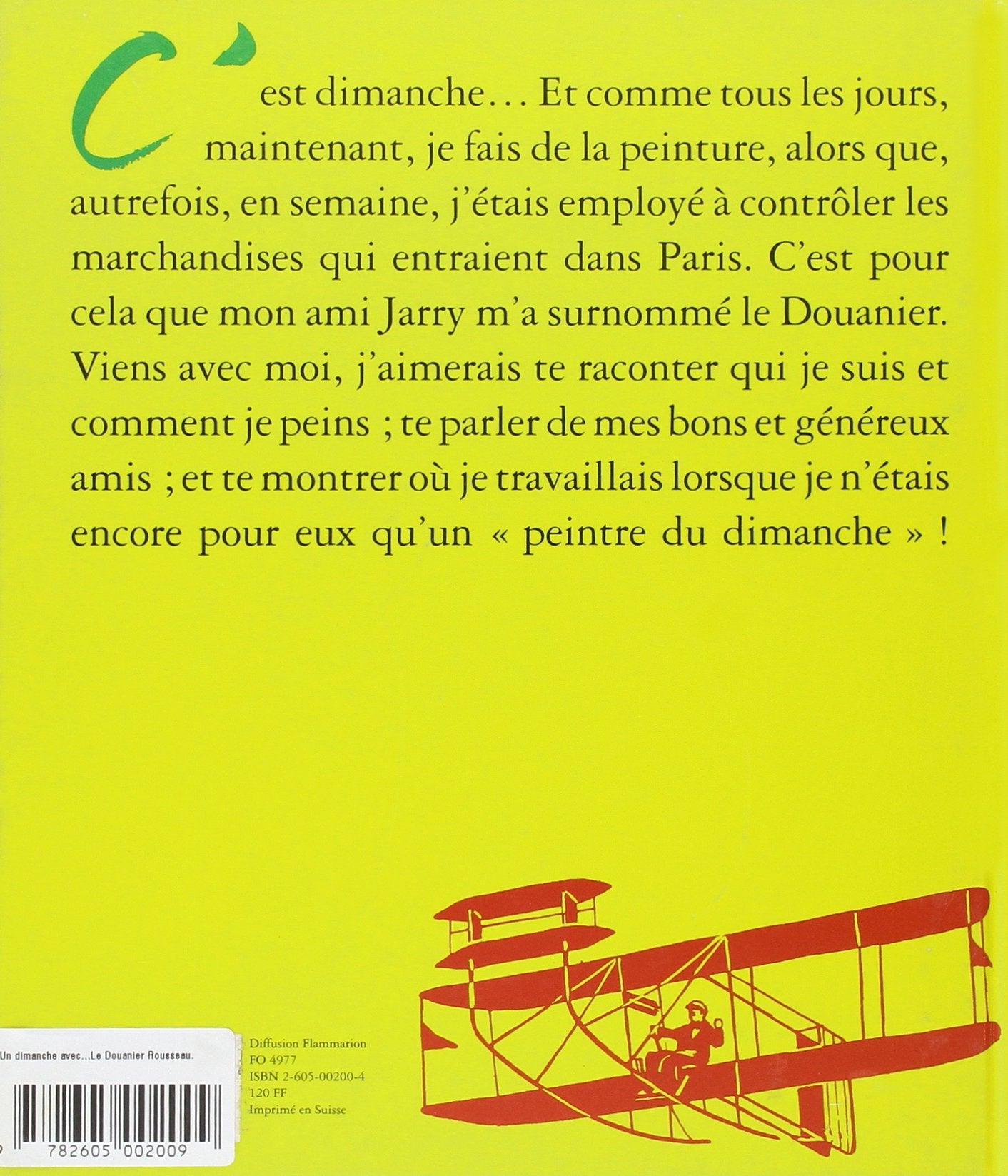 Livre Le Douanier Rousseau - Gilles Plazy (Livre d'occasion) - ISBN 2605002004
