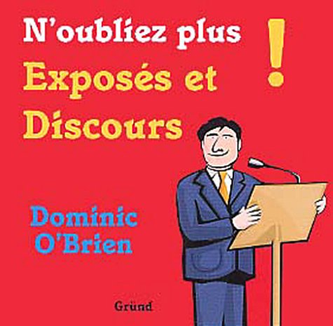 Livre Exposés et discours - Dominic O'Brien (Livre d'occasion) - ISBN 2700015835