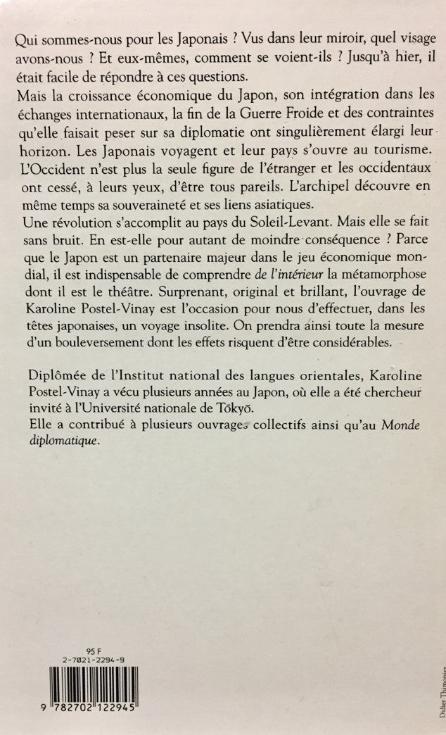 Livre La révolution silencieuse du Japon - Vinay Postel (Livre d'occasion) - ISBN 2702122949
