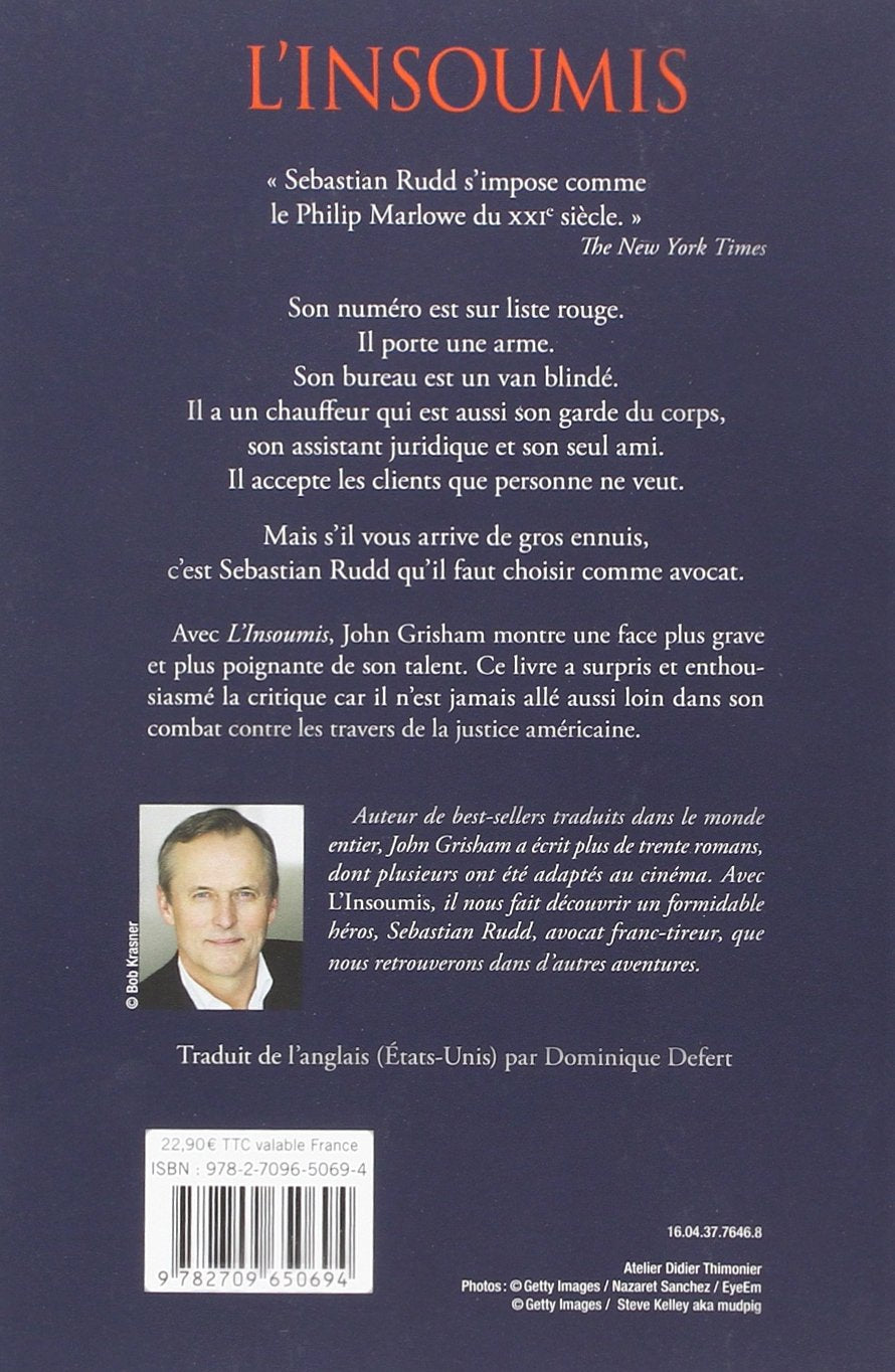 Livre L'insoumis - John Grisham (Livre d'occasion) - ISBN 270965069X