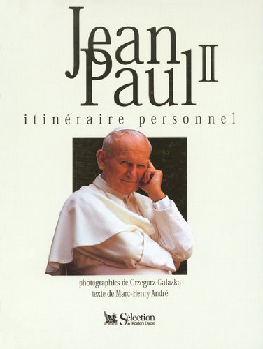 Livre Jean-Paul II : itinéraire personnel - Marc-Henry André (Livre d'occasion) - ISBN 2709813351