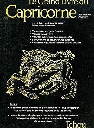 Livre Le grand livre du Capricorne - Joëlle de Graveline (Livre d'occasion) - ISBN 2710702231