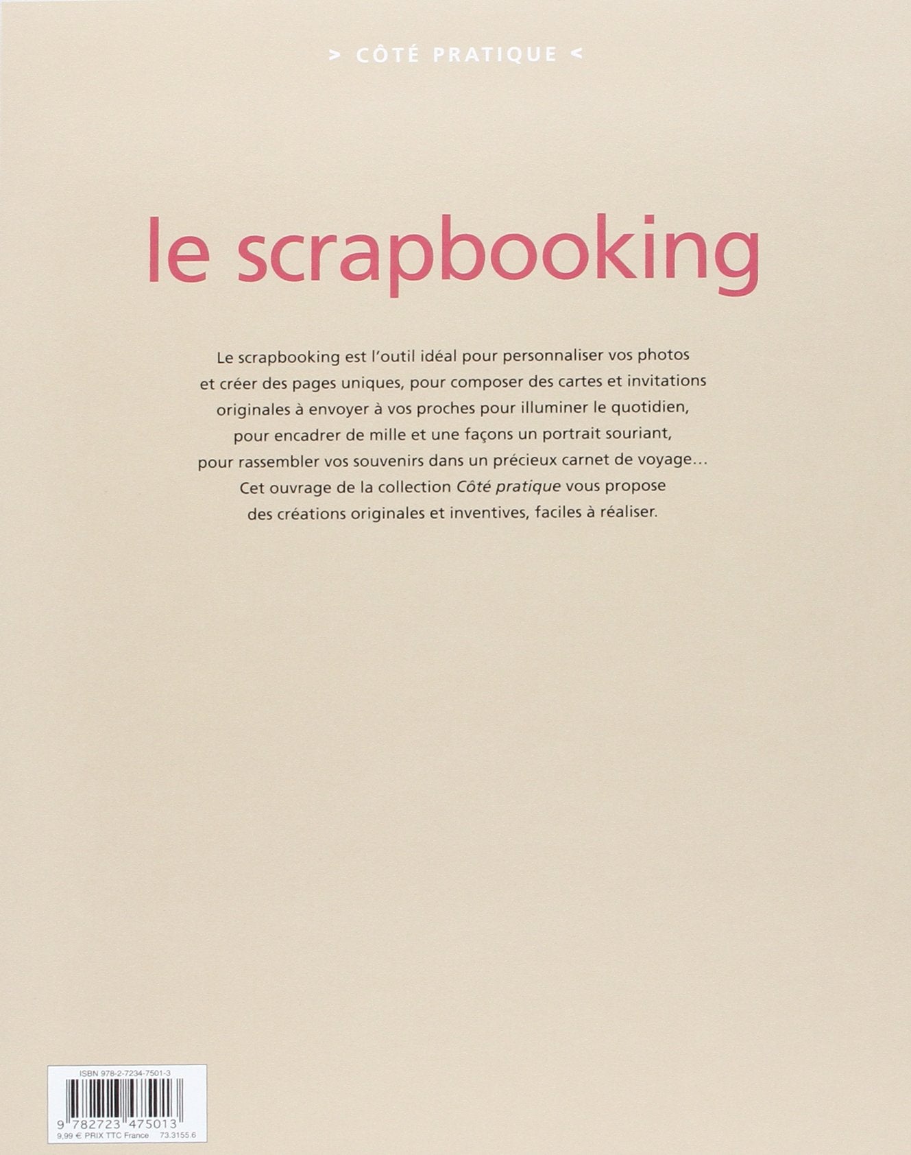 Livre Le scrapbooking - Collectif (Livre d'occasion) - ISBN 2723475018