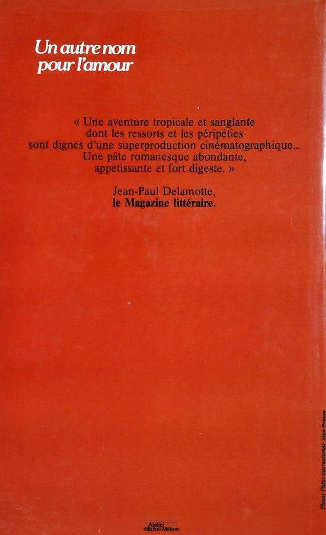 Livre Un autre nom pour l'amour (Colleen Mc Cullough) (Livre d'occasion) - ISBN 2724213068