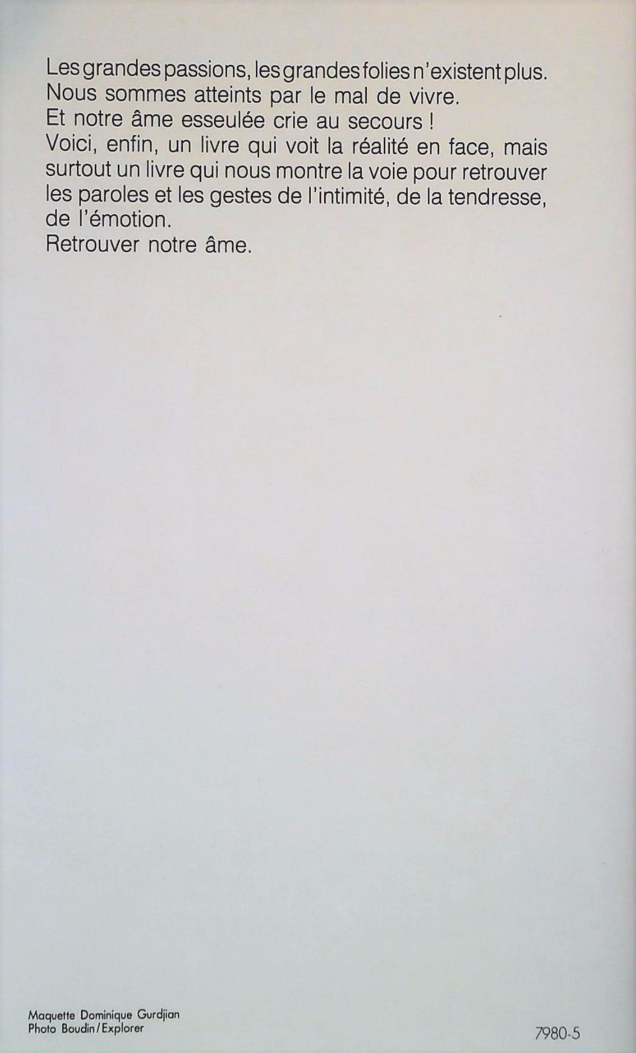 Livre Le mal de l'âme : Essai sur le mal de vivre au temps présent - Denise Bombardier (Livre d'o...