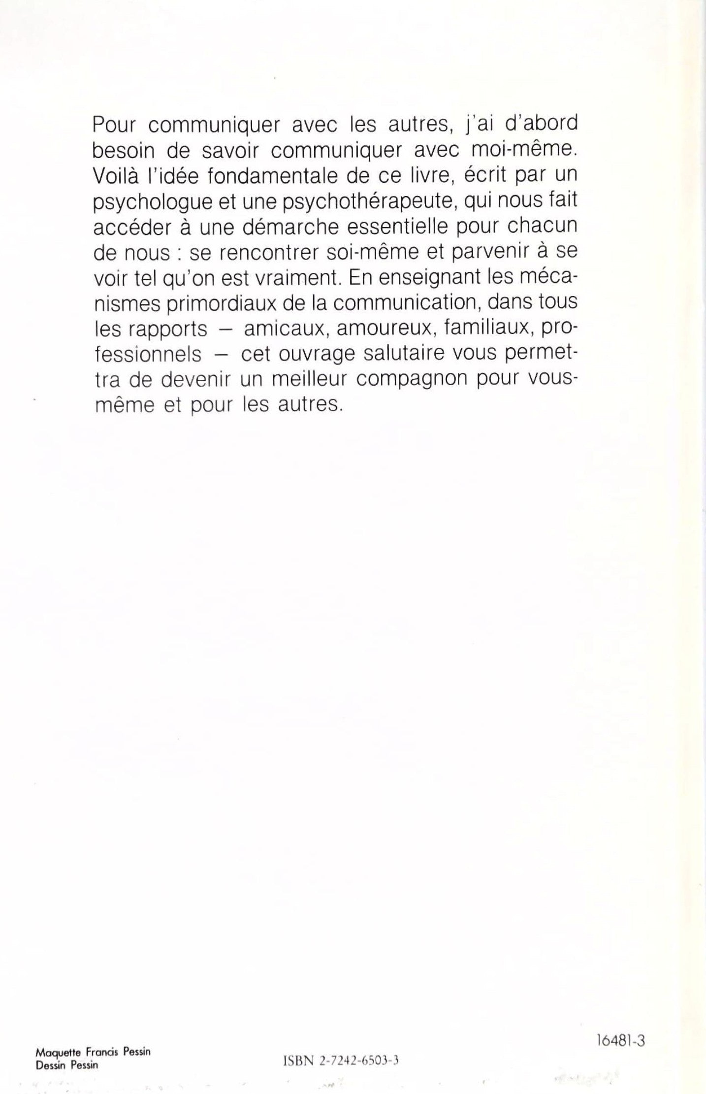 Livre Si je m'écoutais je m'entendais - Jacques Salomé (Livre d'occasion) - ISBN 2724265033