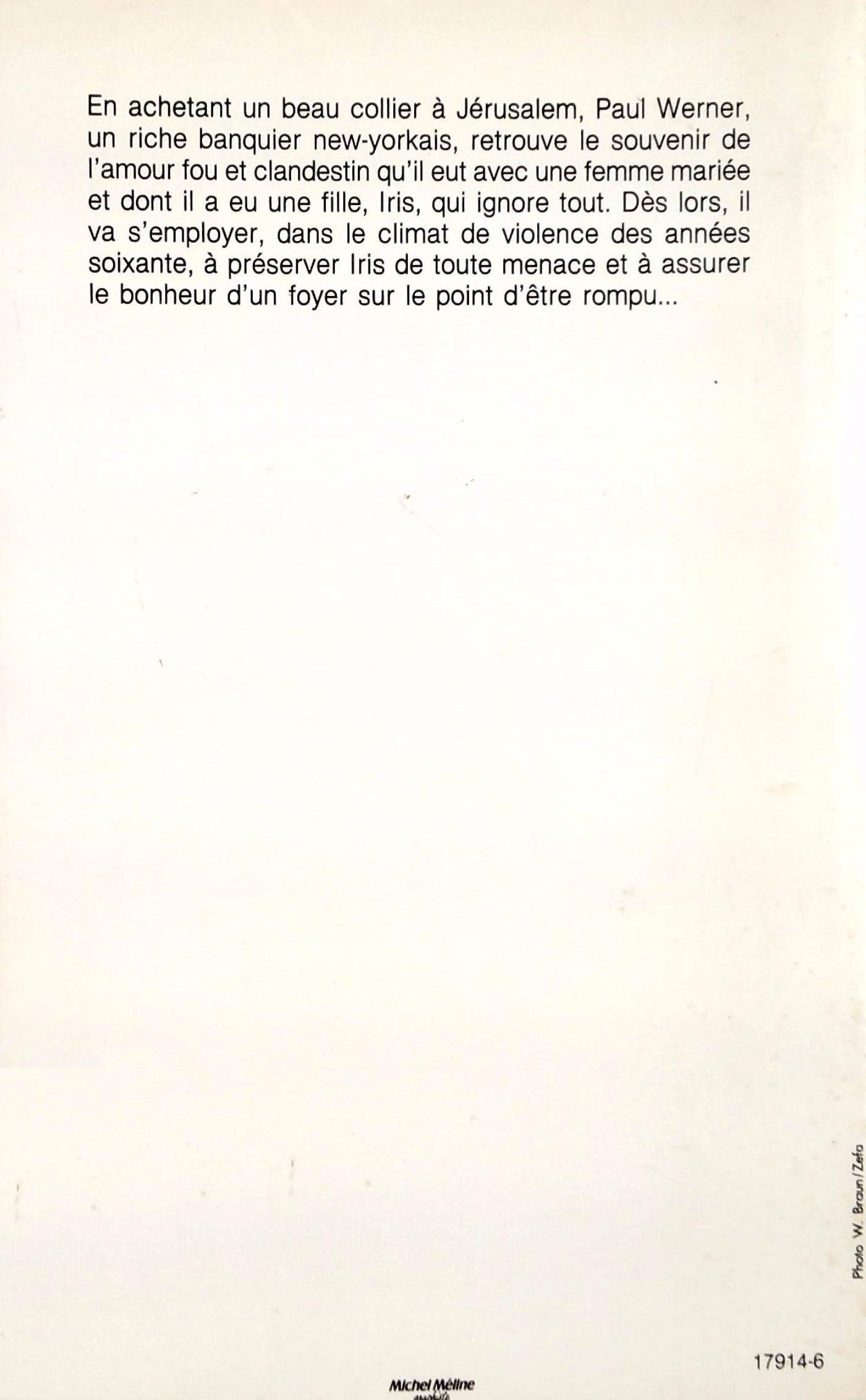 Livre Le collier de Jérusalem - Belva Plain (Livre d'occasion) - ISBN 2724265734