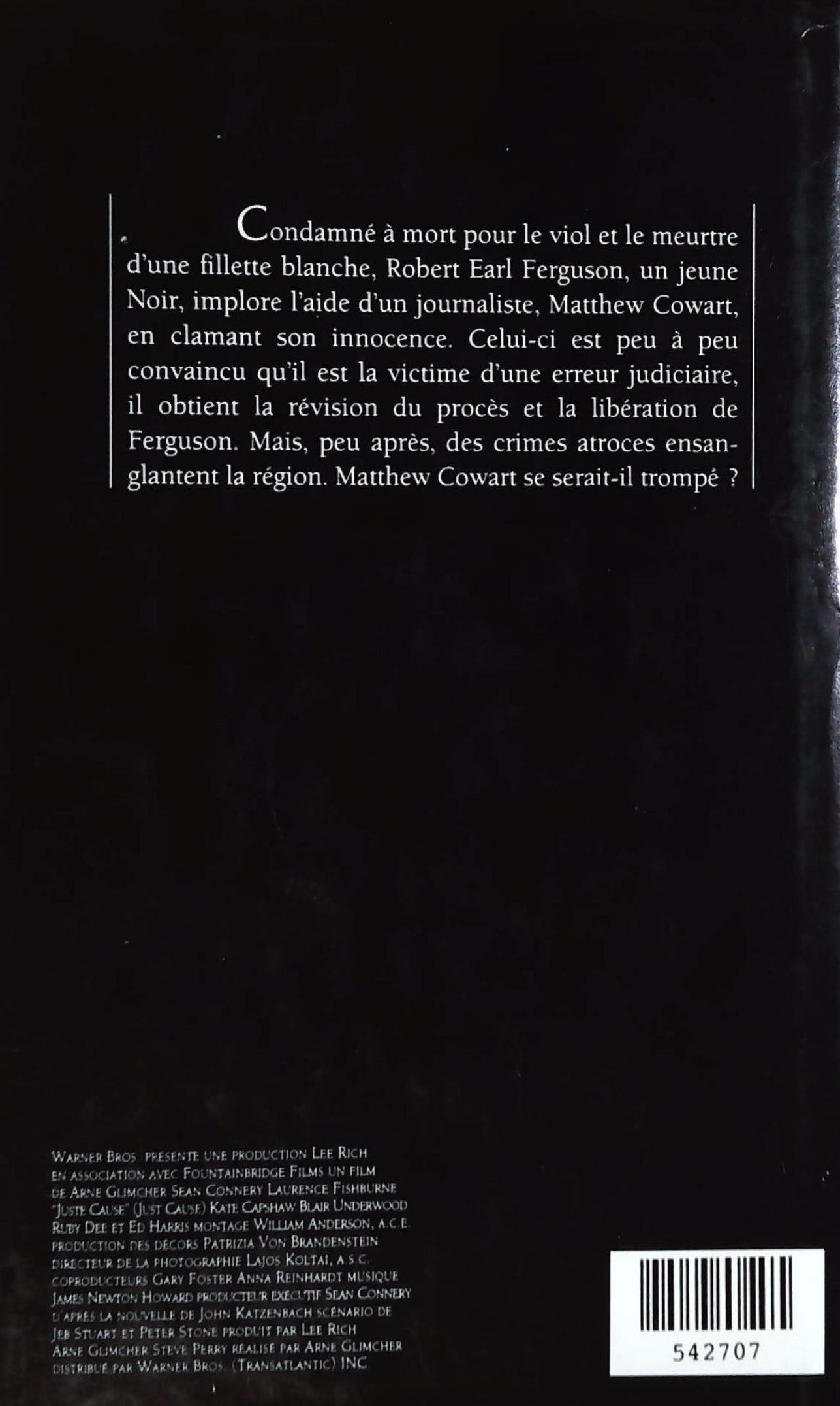 Scorpion noir : Juste cause (John Katzenbach)