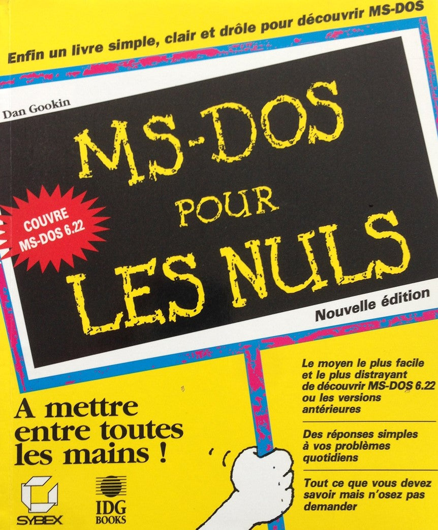 Livre MS-DOS pour les nuls (Livre d'occasion) - ISBN 2736112768
